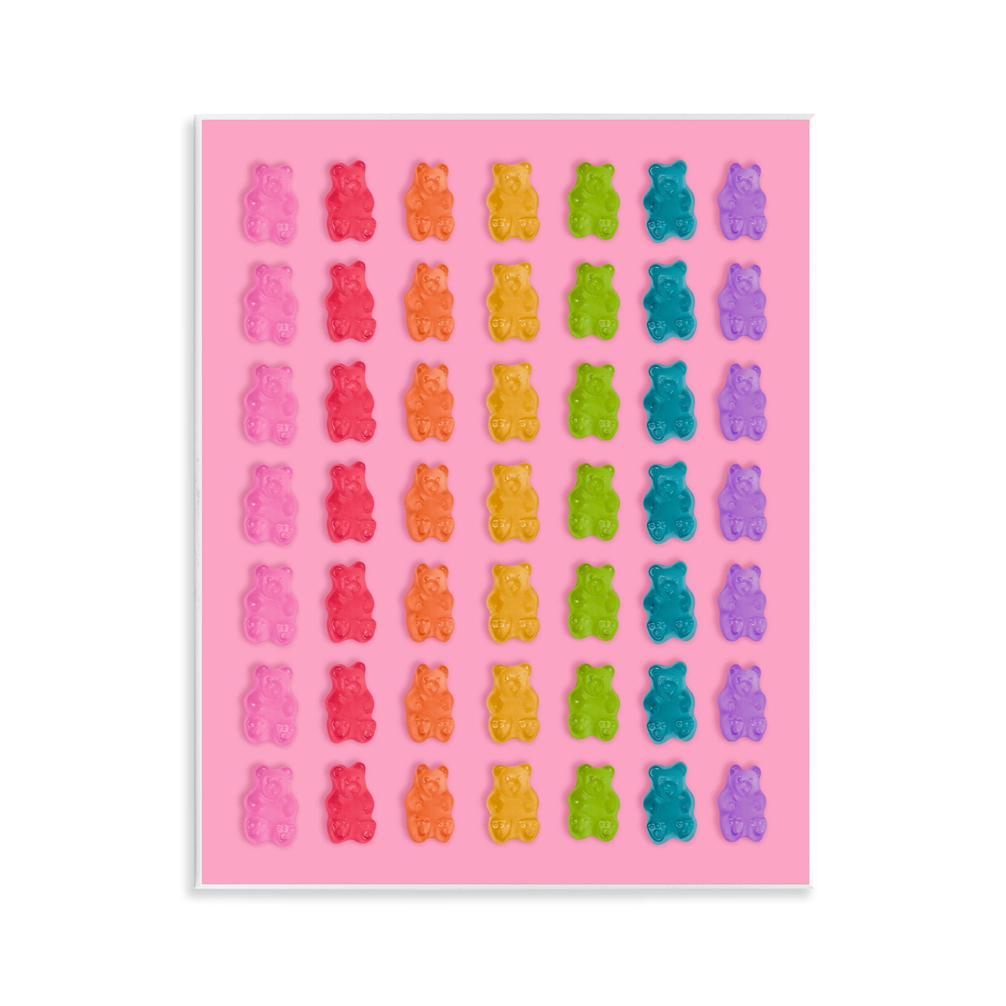 Stupell Industries Rainbow Bears in Stripes Wall Plaque Art, design by LISH Creative