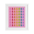 thumbnail image 1 of Stupell Industries Contemporary Rainbow Bears in Stripes White Framed Print Under Glass, 17 x 21, by LISH Creative, 1 of 8