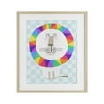 thumbnail image 1 of Stupell Industries Rainbow Geometric Lion Birch Framed Print Under Glass design by Carla Daly, 16 x 13, 1 of 10