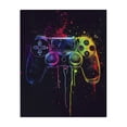 thumbnail image 1 of Stupell Industries Eclectic Rainbow Glow Gaming Controller Canvas Art, 16 x 20, by Creative Studio, 1 of 8