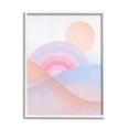 thumbnail image 1 of Stupell Industries Rainbow Hills Landscape Blue Ombre Landscape Painting White Framed Art Print Wall Art, 1 of 5