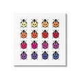thumbnail image 1 of Stupell Industries Rainbow Ladybugs Pattern Animals & Insects Painting Gallery Wrapped Canvas Art Print Wall Art, 17 x 17, 1 of 8