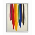 thumbnail image 1 of Stupell Industries Rainbow Ribbons Abstract Shape Design Framed Wall Art by Third and Wall, 1 of 6