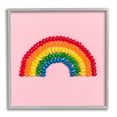 thumbnail image 1 of Stupell Industries Rainbow Shaped Candies Food & Beverage Painting Gray Framed Art Print Wall Art, 24 x 24, 1 of 9
