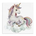 thumbnail image 1 of Stupell Industries Contemporary Rainbow Unicorn on Cloud Canvas Art, 17 x 17, by Creative Studio, 1 of 8