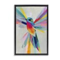 thumbnail image 1 of Stupell Industries Contemporary Rainbow Winged Hummingbird Black Floating Frame Canvas Art, 17 x 25, by Chromatic Storm Studio, 1 of 8