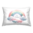 thumbnail image 1 of Stupell Industries Rainbow with Soft Hearts Decorative Printed Throw Pillow Design by Amanda Greenwood, 1 of 5
