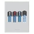 thumbnail image 1 of Stupell Industries Ramones Famous People Characters Fashion Design Wall Plaque by Fred Birchal, 1 of 3