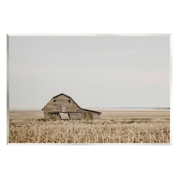 Stupell Industries Ranch Barn Photography Landscape Photography Unframed Art Print Wall Art, 19 x 13