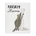 thumbnail image 1 of Stupell Industries Eclectic Rascally Racoon Toilet Paper Canvas Art, 16 x 20, by Victoria Barnes, 1 of 7