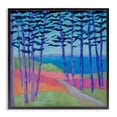 thumbnail image 1 of Stupell Industries Modern Razzle Dazzle Forest Scene Black Framed Giclee Art, 12 x 12, by Lynn Ericson Fine Art, 1 of 8