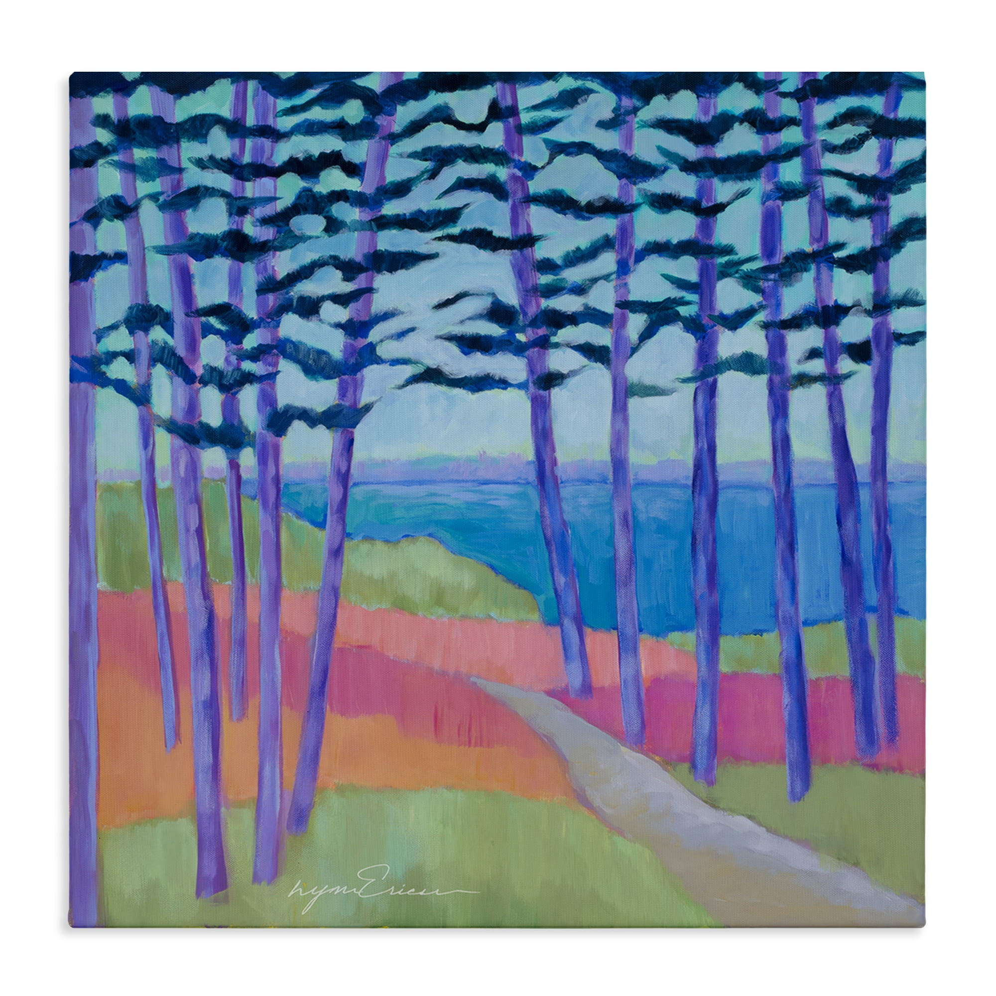 Stupell Industries Razzle Dazzle Forest Scene Canvas Wall Art, design by Lynn Ericson Fine Art