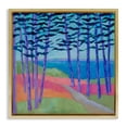 thumbnail image 1 of Stupell Industries Modern Razzle Dazzle Forest Scene Gold Floating Frame Canvas Art, 25 x 25, by Lynn Ericson Fine Art, 1 of 8