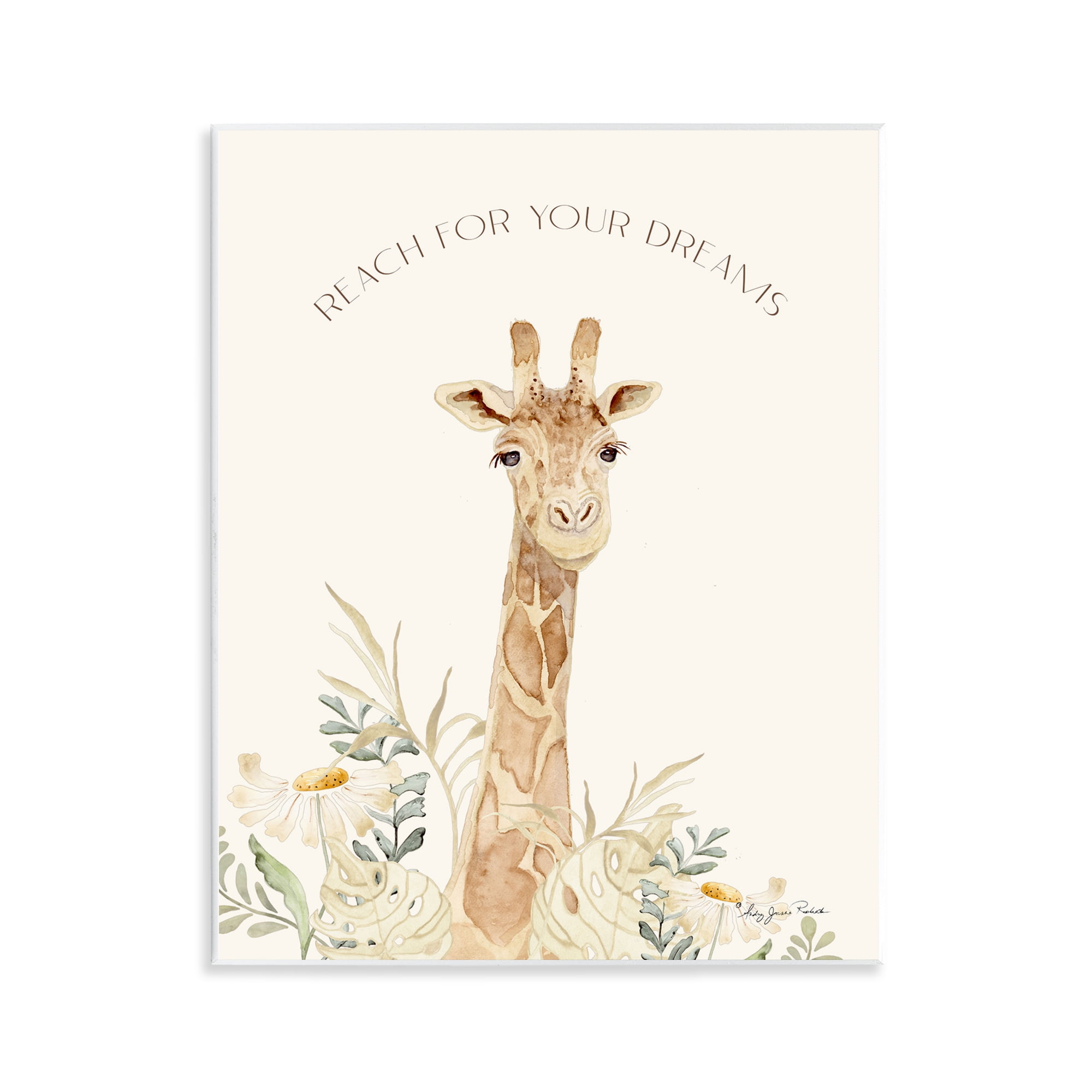 Stupell Industries Reach For Your Dreams Animals & Insects Painting Unframed Art Print Wall Art, 11 x 14