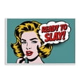 thumbnail image 1 of Stupell Industries Contemporary Ready To Slay Pop Lipstick White Framed Giclee Art, 18 x 12, by Andreas Magnusson, 1 of 8