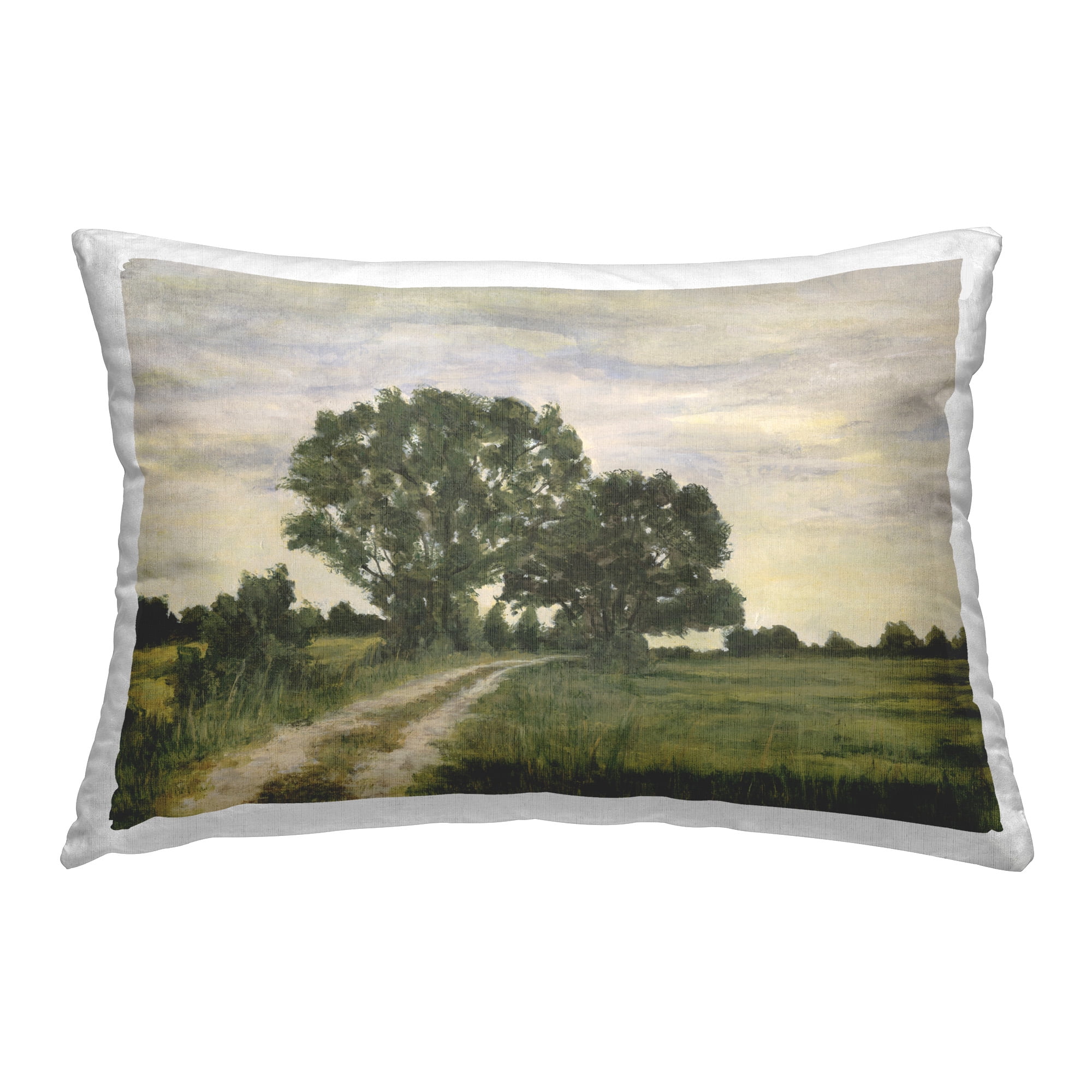 Stupell Industries Receding Country Path Decorative Printed Throw Pillow Design by Michael Willett