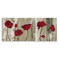 thumbnail image 1 of Stupell Industries Red Anemones on Tan Plants & Flowers Painting Wrapped Canvas Art Print Wall Art, 24 x 10, 1 of 8