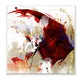 thumbnail image 1 of Stupell Industries Red Angel Fish Abstraction Regal Ocean Design Wall Plaque, 12 x 12, Design by Helen Abbas, 1 of 6