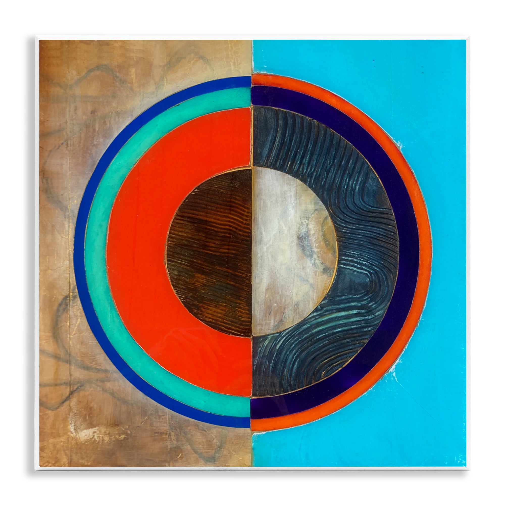Stupell Industries Red Arc Summer Circle Wall Plaque Art, design by Matthew Finger