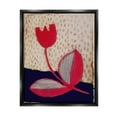 thumbnail image 1 of Stupell Industries Red Boho Flower Botanical & Floral Painting Black Floater Framed Canvas Art Print Wall Art, 17 x 21, 1 of 10