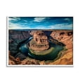 thumbnail image 1 of Stupell Industries Red Canyon Mesa Cliffs Surrounding River Water Photograph White Framed Art Print Wall Art, Design by Andy Crawford Photography, 1 of 5