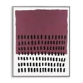 thumbnail image 1 of Stupell Industries Red Dotted Pattern Abstract Painting Gray Framed Art Print Wall Art, 16 x 20, 1 of 2