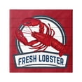 thumbnail image 1 of Stupell Industries Red Fresh Lobster Phrase Animals & Insects Painting Gallery Wrapped Canvas Print Wall Art, 36 x 36, 1 of 8