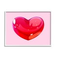 thumbnail image 1 of Stupell Industries Red Gummy Heart Food & Beverage Painting White Framed Art Print Wall Art, 30 x 24, 1 of 9