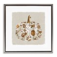 thumbnail image 1 of Stupell Industries Shabby Chic Red Harvest Pumpkin Gray Floating Frame Canvas Art, 18 x 18, by Livi Finn, 1 of 8