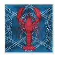 thumbnail image 1 of Stupell Industries Red Lobster Outline Rope Pattern Ocean Life Graphic Art Unframed Art Print Wall Art, Design by Ziwei Li, 1 of 5