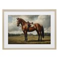 thumbnail image 1 of Stupell Industries Traditional Red Mare in Pastoral Landscape Birch Framed Print Under Glass, 23 x 17, by Petals Prints Design, 1 of 8