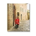 thumbnail image 1 of Stupell Industries Red Moped in City Transportation Photography Gallery Wrapped Canvas Art Print Wall Art, 36 x 48, 1 of 8
