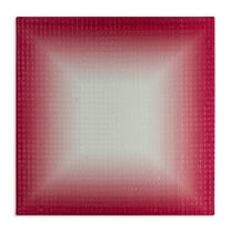 Stupell Industries Red Ombre Fade Abstract Painting Wrapped Canvas Art Print Wall Art, 17 x 17