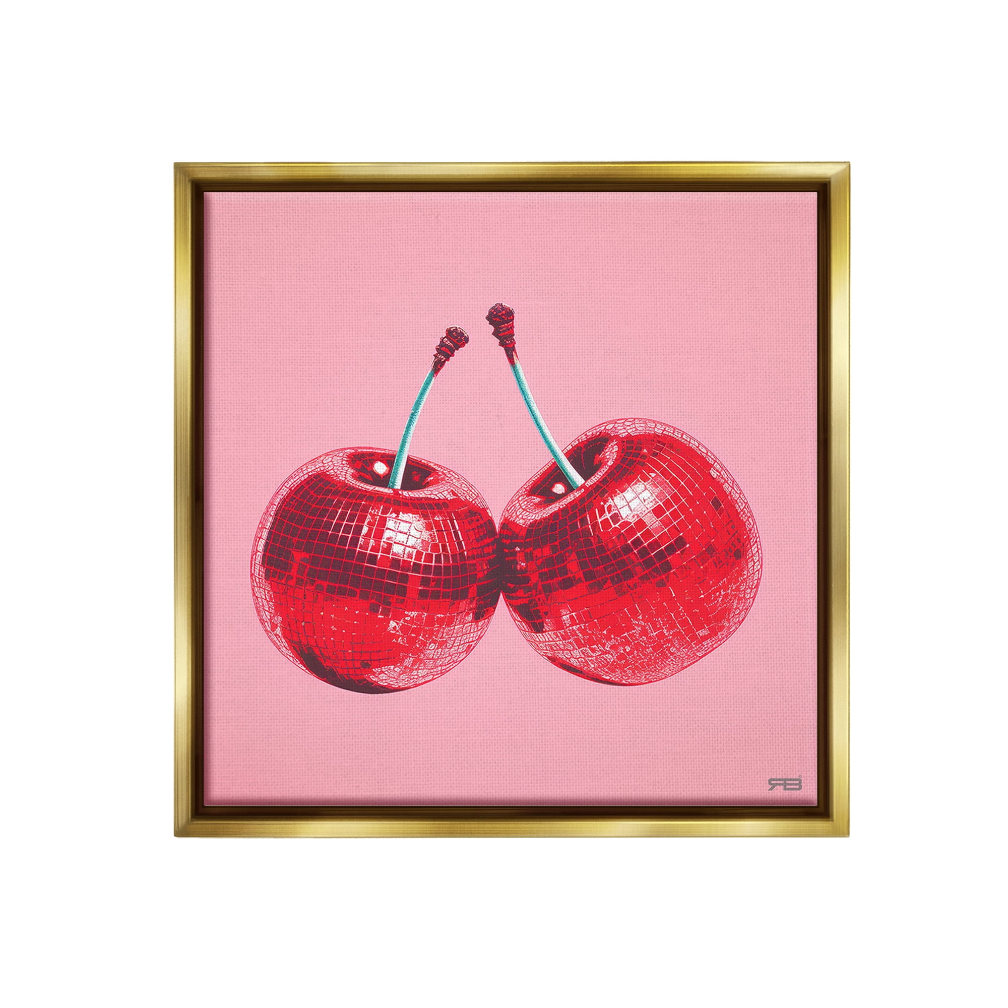 Stupell Industries Red Patterned Cherries Food & Beverage Painting