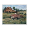 thumbnail image 1 of Stupell Industries Cottage Red Pickup Truck Rural Barn Farmland White Framed Giclee Art, 30 x 24, by Tim O'Toole, 1 of 7