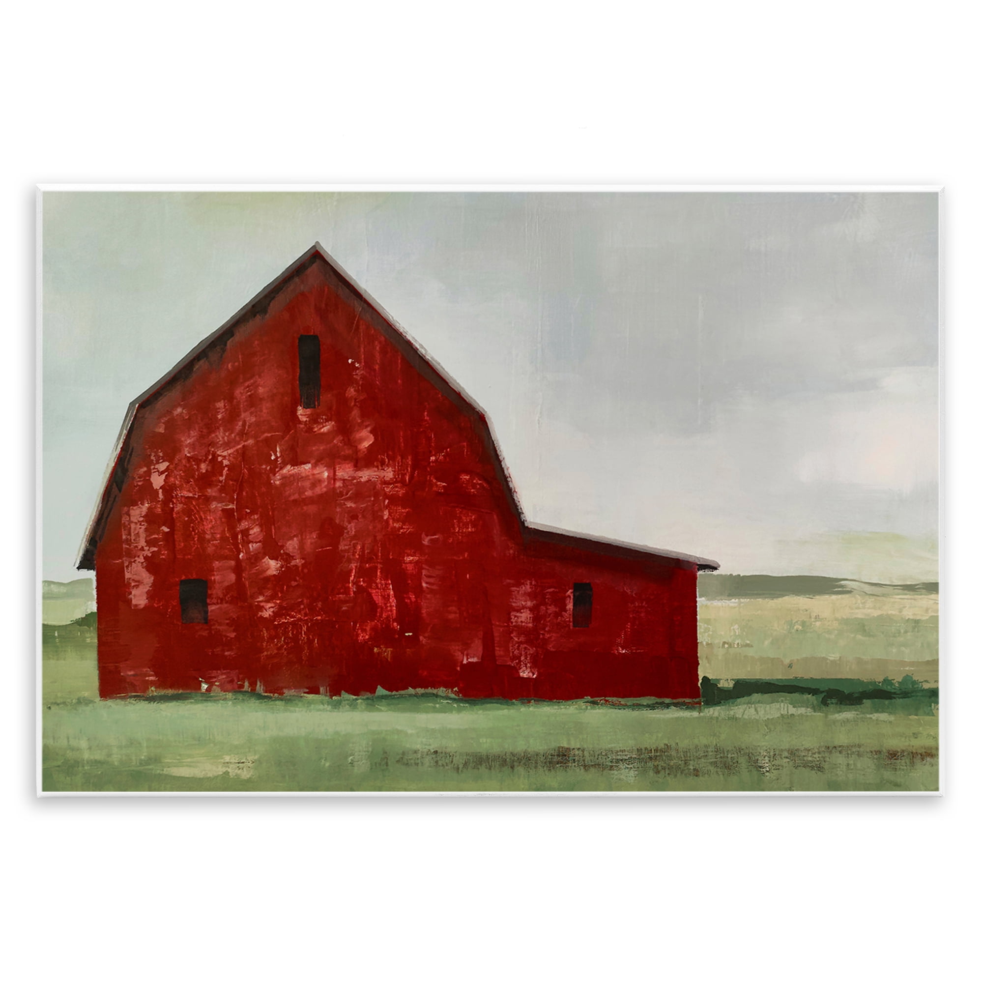 Stupell Industries Red Weathered & Wise Barn Wall Plaque Art, design by Max Maxx