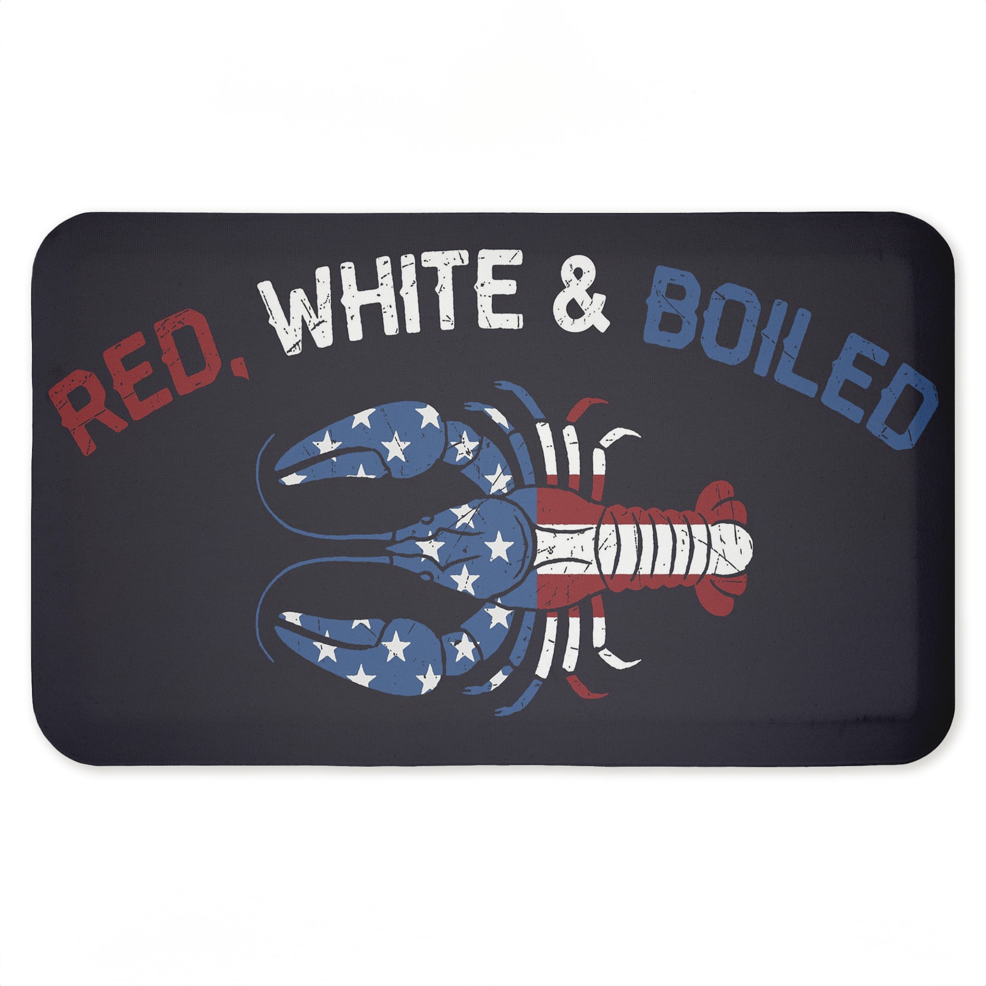 Stupell Industries Red White & Boiled Lobster Printed Anti-Fatigue Floor Mat, design by Jedco Brands Inc.