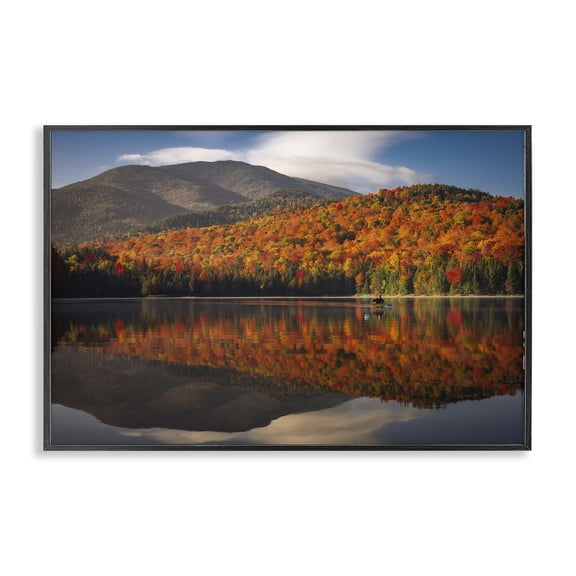 Stupell Industries Reflecting Autumn Foliage Black Framed Giclee Art, design by Jonathan Zaharek