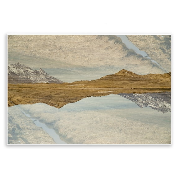 Stupell Industries Reflecting Prairie Scenery Wall Plaque Art design by Robin Vandenabeele, 13 x 19