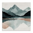 thumbnail image 1 of Stupell Industries Reflections of High Peaks Landscape & Nature Painting Wrapped Canvas Art Print Wall Art, 17 x 17, 1 of 8