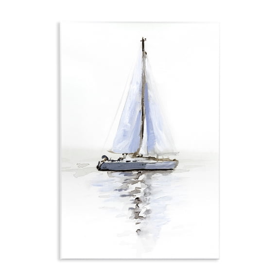 Stupell Industries Reflective Beach Sails Transportation Painting Unframed Art Print Wall Art, 13 x 19