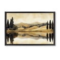 thumbnail image 1 of Stupell Industries Reflective Fields View Black Framed Floater Canvas Wall Art design by LSR Creative Studio, 17 x 25, 1 of 9