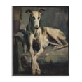 thumbnail image 1 of Stupell Industries Eclectic Regal Comfort Whippet Dog Black Framed Giclee Art, 11 x 14, by Svetlana Aleynikova, 1 of 8
