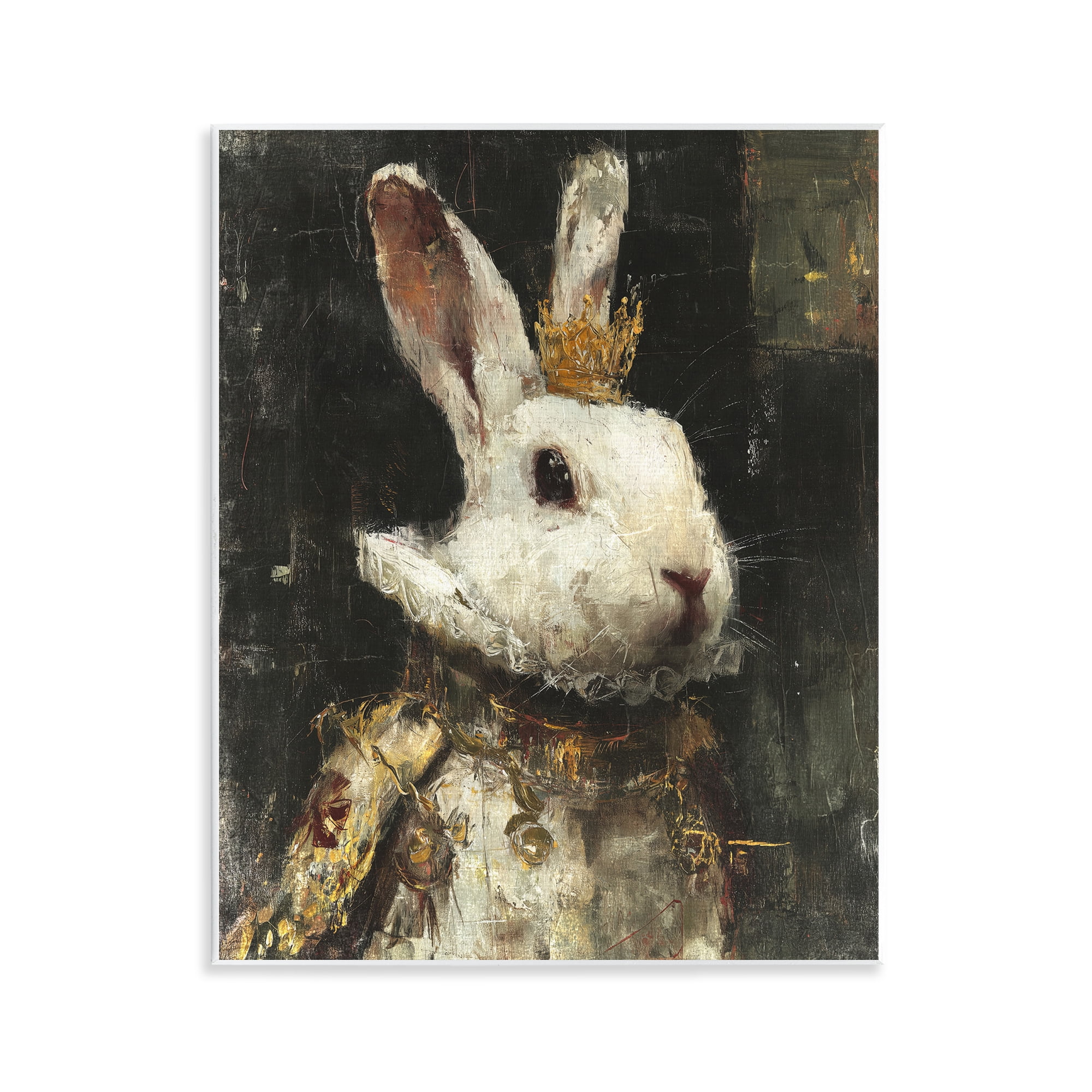 Stupell Industries Regal Hare Portrait Wall Plaque Art, design by Svetlana Aleynikova