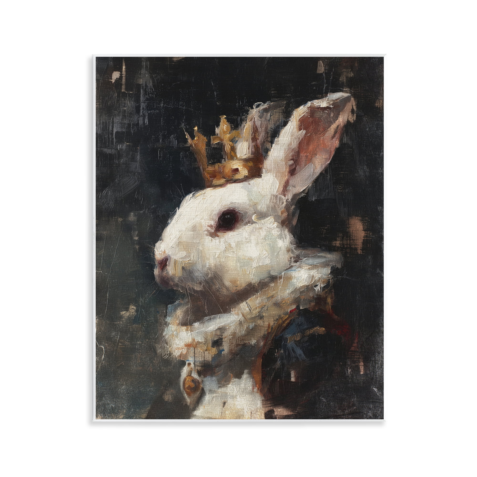 Stupell Industries Regal Monarch Rabbit Wall Plaque Art, design by Svetlana Aleynikova