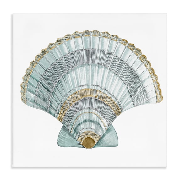 Stupell Industries Rustic Lodge Regal Shells Scallop Canvas Art, 30 x 30, by Lorenzo Collective