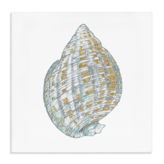 Stupell Industries Rustic Lodge Regal Shells Spiral Canvas Art, 17 x 17, by Lorenzo Collective