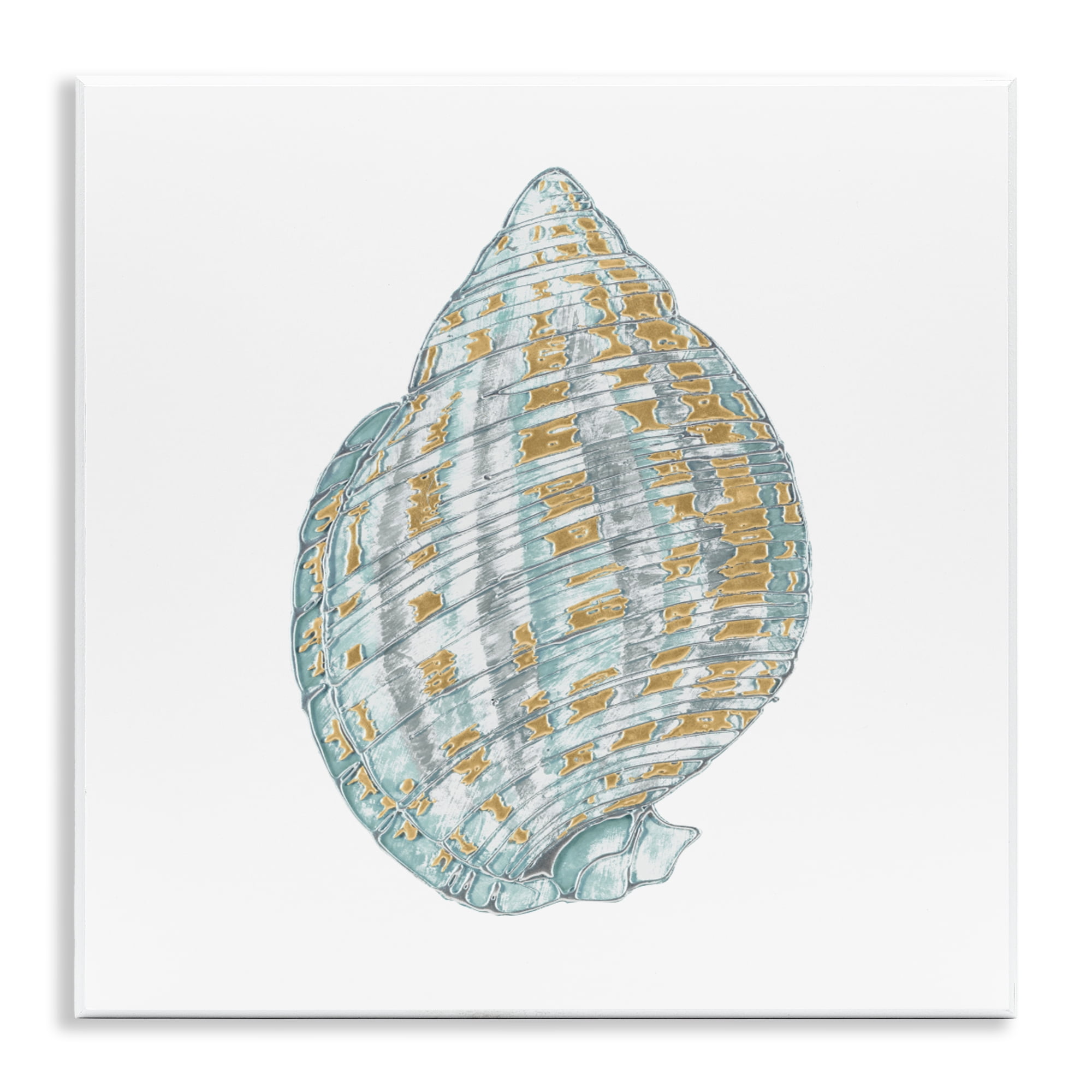 Stupell Industries Regal Shells Spiral Wall Plaque Art, design by Lorenzo Collective