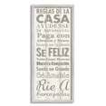 thumbnail image 1 of Stupell Industries Reglas De La Casa Regulaciones Frase Motivacional, 13 x 30, Design by Stephanie Workman Marrott, 1 of 5