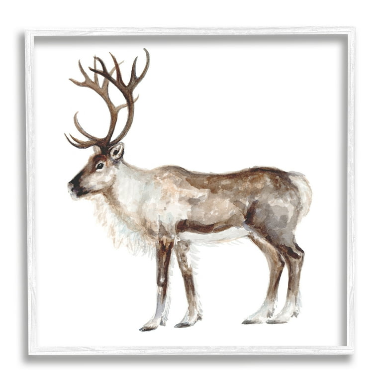 Painting 2024 of reindeer